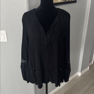 HALE BOB Black Long Sleeve Blouse!!!